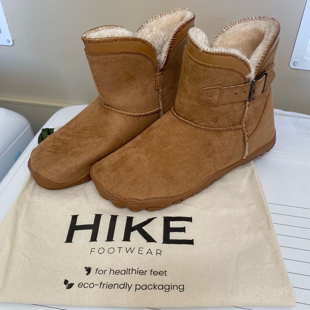 Hike Women's Tan Ankle Boots FITS LIKE 8 NEW